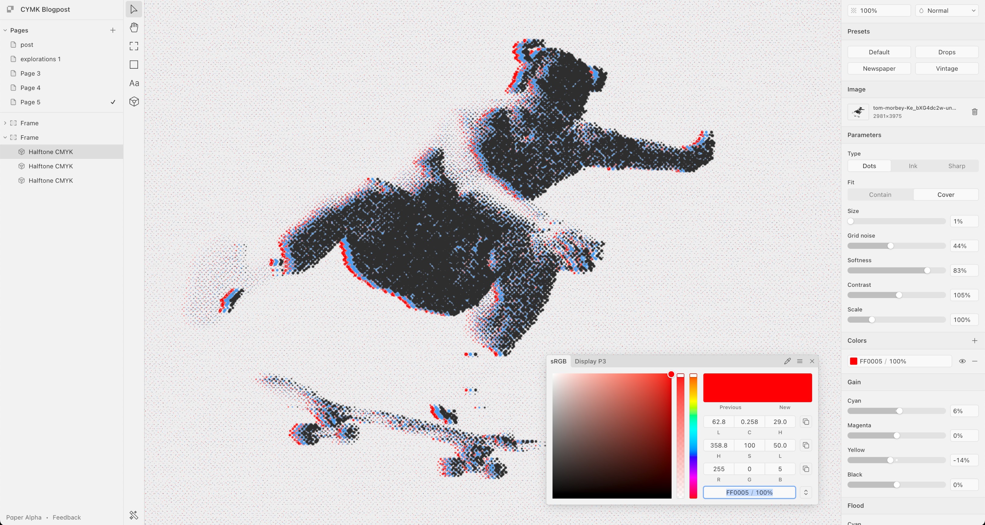 chromatic shift effect